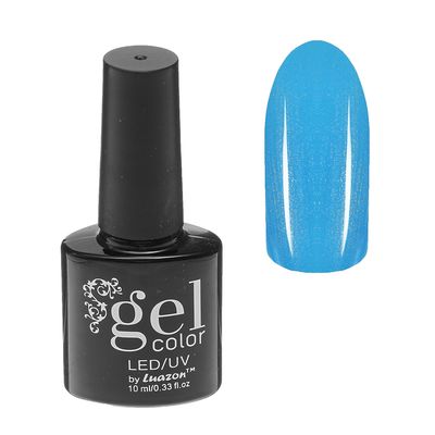 Гель-лак для ногтей, 5284-469, трёхфазный, LED/UV, 10мл, цвет 5284-469 голубой перламутр