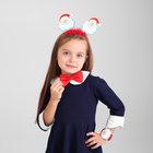 Карнавальный костюм детский «Санта», 3 предмета: ободок, бабочка, браслет - Фото 1