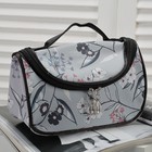 Косметичка-сумочка, отдел на молнии, цвет серый - Фото 1