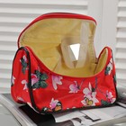 Косметичка-сумочка, отдел на молнии, цвет красный - Фото 2