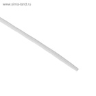 Шнурки для обуви, пара, круглые, с фиксатором, эластичные, d=3 мм, 100 см, белые - Фото 3