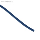 Шнурки для обуви, пара, круглые, с фиксатором, эластичные, d=3 мм, 100 см, синие - Фото 3