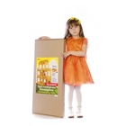 Конструктор «Большой кукольный дом», без мебели и текстиля, фанера — 3 мм, этаж: 33 см - Фото 6