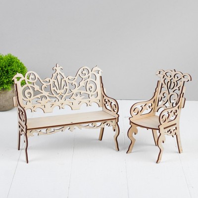 Конструктор «Гостиная для кукол типа Barbie»