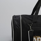 Сумка спортивная «Модуль», 1 отдел на молнии, 3 наружных кармана, цвет чёрный - Фото 4