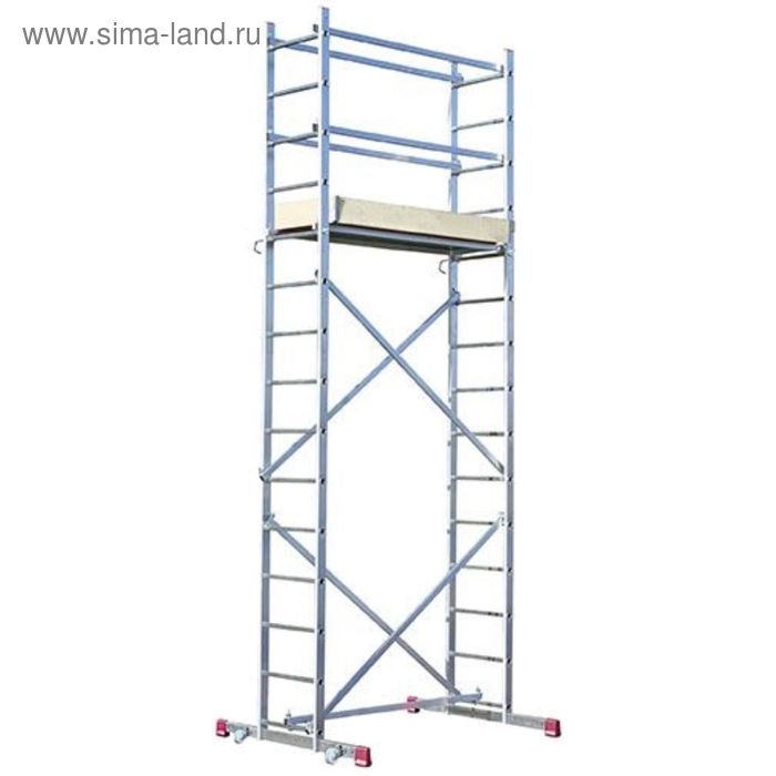 Подмости монтажные KRAUSE CORDA, алюминиевые, рабочая высота 5 м - Фото 1