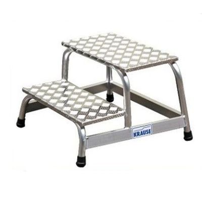 Подставка монтажная KRAUSE STABILO, алюминиевая, противоскользящая, 2 ступени