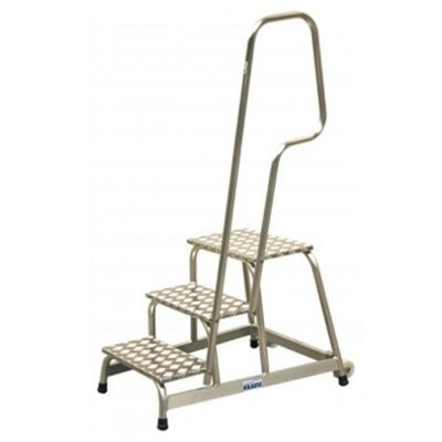 Подставка монтажная KRAUSE STABILO, алюминиевая, оградительная дуга, 3 ступени