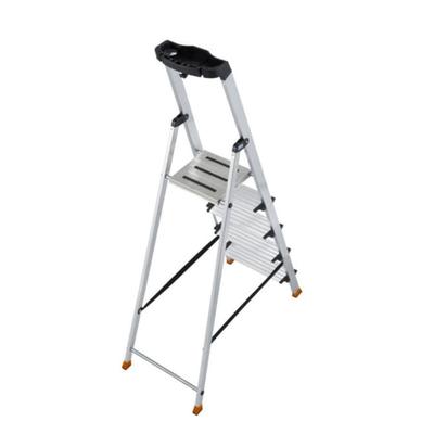 Стремянка KRAUSE MONTO SEPURO, оград. дуга, широкие ступени, противоскользящая, 5 ступеней