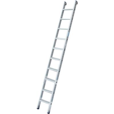 Лестница приставная KRAUSE STABILO, односекционная, рабочая высота 3.85 м, 10 ступеней