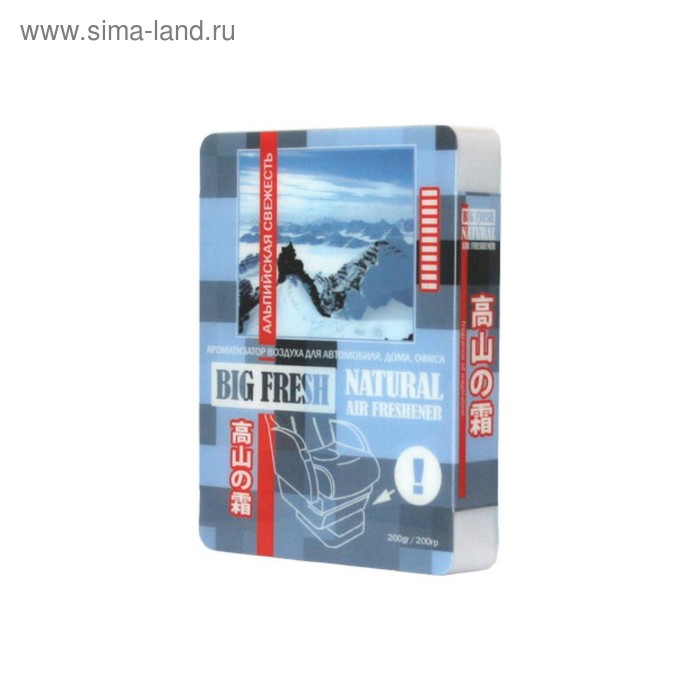 Ароматизатор воздуха Big Fresh «Альпийская свежесть» 18293a - Фото 1