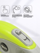 Рулетка DIIL, 5 м, до 40 кг, лента, прорезиненная ручка, зелёная с серым - Фото 2