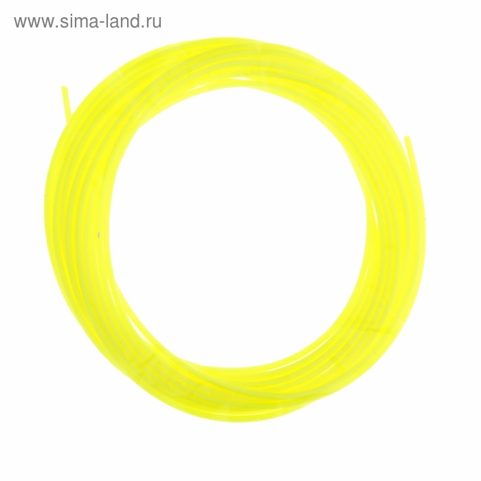 Пластик PCL для 3D ручки, длина 5 м, d=1,75 мм, цвет кислотно-жёлтый - Фото 1