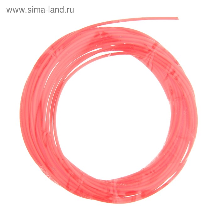 Пластик PCL для 3D ручки, длина 5 м, d=1,75 мм, цвет красный - Фото 1