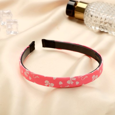 Ободок для волос «Молли», бантики и сердечки, 1.2 см, МИКС