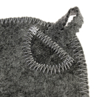 Набор для бани «Мужской», 5 предметов: шапка, коврик, рукавица, тапочки, сумка, шерсть 30%, полиэфир 70%, тёмный, «Добропаровъ» - Фото 9