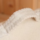 Набор банный "Мужской" портфель 5 предметов, белый, с вышивкой - фото 9493219