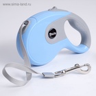 Рулетка DIIL, 5 м, до 40 кг, лента, прорезиненная ручка, голубая с серым - Фото 7