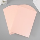 Картон "Жемчужный нежно-розовый" формат А-4 плотность 210 гр - Фото 3