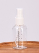 Бутылочка для хранения, с распылителем, со шкалой деления, 50 мл, белая, прозрачная - Фото 2