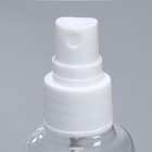 Бутылочка для хранения, с распылителем, со шкалой деления, 50 мл, цвет белый/прозрачный - Фото 4