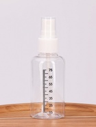 Бутылочка для хранения, с распылителем, со шкалой деления, 75 мл, белая, прозрачная - Фото 2