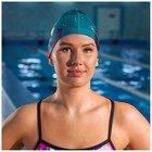 Шапочка для плавания взрослая ONLYTOP Swim, тканевая, обхват 54-60 см - Фото 3