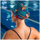 Шапочка для плавания взрослая ONLYTOP Swim, тканевая, обхват 54-60 см - фото 4598256