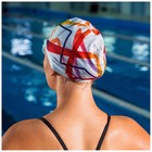 Шапочка для плавания взрослая ONLYTOP Swim, тканевая, обхват 54-60 см - Фото 5
