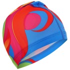 Шапочка для плавания взрослая ONLYTOP OL-026, тканевая, обхват 54-60 см - Фото 3