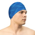 Шапочка для плавания взрослая ONLYTOP Swim, тканевая, обхват 54-60 см - Фото 4