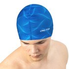 Шапочка для плавания взрослая ONLYTOP Swim, тканевая, обхват 54-60 см 2388965 - фото 13420143