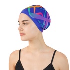 Шапочка для плавания взрослая ONLYTOP, тканевая, обхват 54-60 см - Фото 3