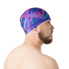 Шапочка для плавания взрослая ONLYTOP, тканевая, обхват 54-60 см - Фото 6