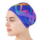 Шапочка для плавания взрослая ONLYTOP, тканевая, обхват 54-60 см - Фото 7