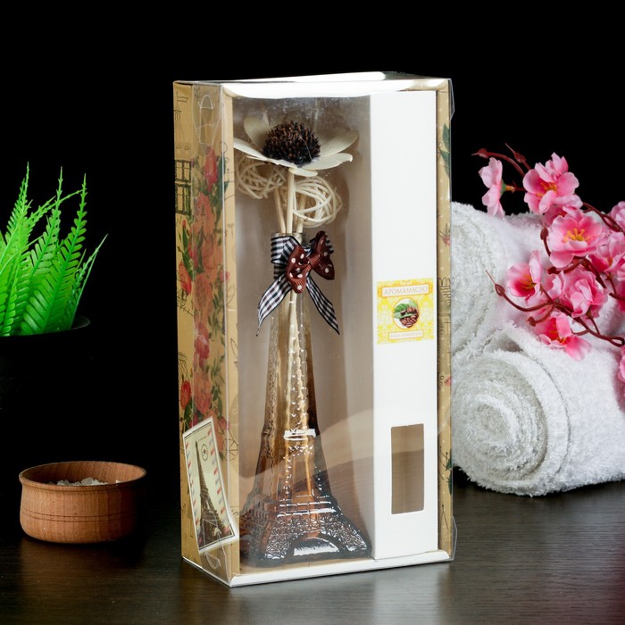 Набор подарочный "Париж": ваза,аромамасло кофе 30 мл, декор, "Богатство Аромата" - Фото 1