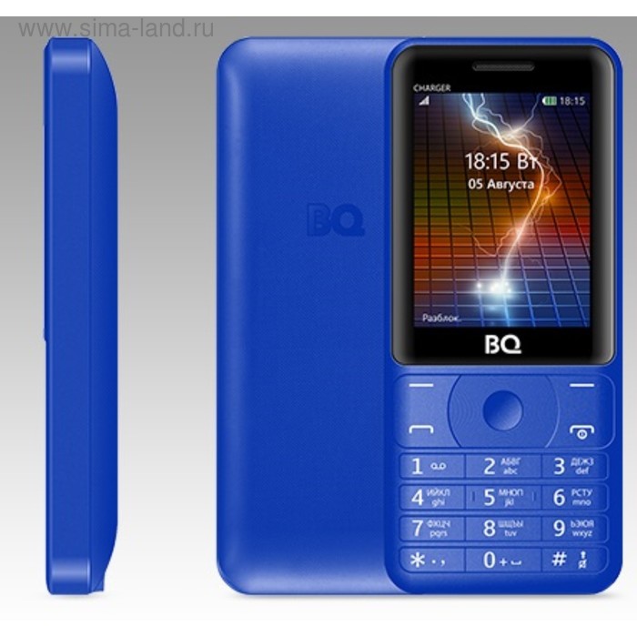 Сотовый телефон BQ M-2425 Charger Blue - Фото 1