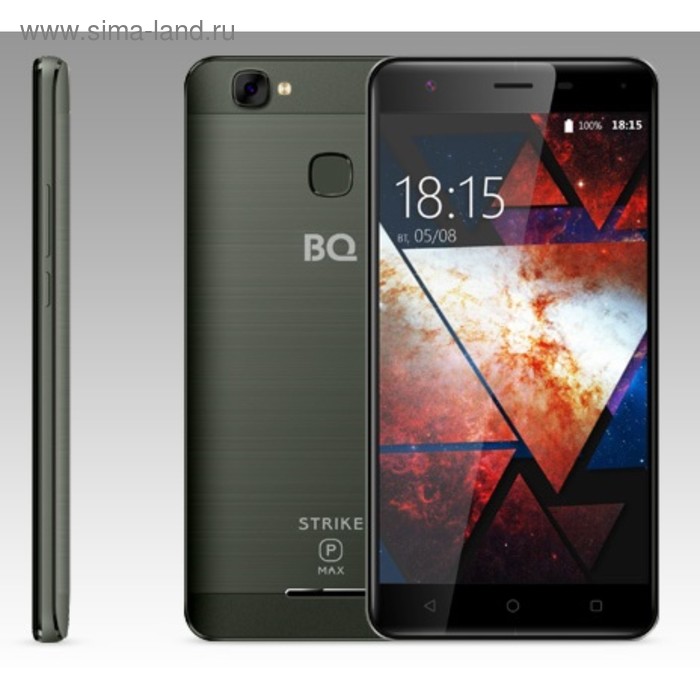 Смартфон BQ S-5521 Strike Power Max Mint Grey Brushed 5,5",1280*720,8Gb,1Gb,8Mp+8Mp - Фото 1