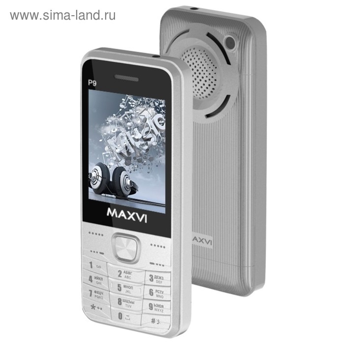 Сотовый телефон Maxvi P9 Silver - Фото 1