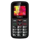 Сотовый телефон Texet TM-B217 Black Red - Фото 1