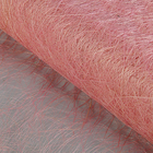 Абака натуральная толстая, светло-розовая, 48 см x 9 м - Фото 2