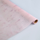 Фетр ламинированный "Мрамор" , нежно-розовый, 60 см х 5 м - Фото 1