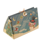 Коробка подарочная "Снежинки", с бубенчиком, 15 х 10 х 8 см - Фото 1