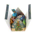 Коробка подарочная "Снежинки", с бубенчиком, 15 х 10 х 8 см - Фото 2