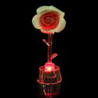 Сувенир световой "Чайная роза" 1 бутон МИКС 13,5 см - Фото 4