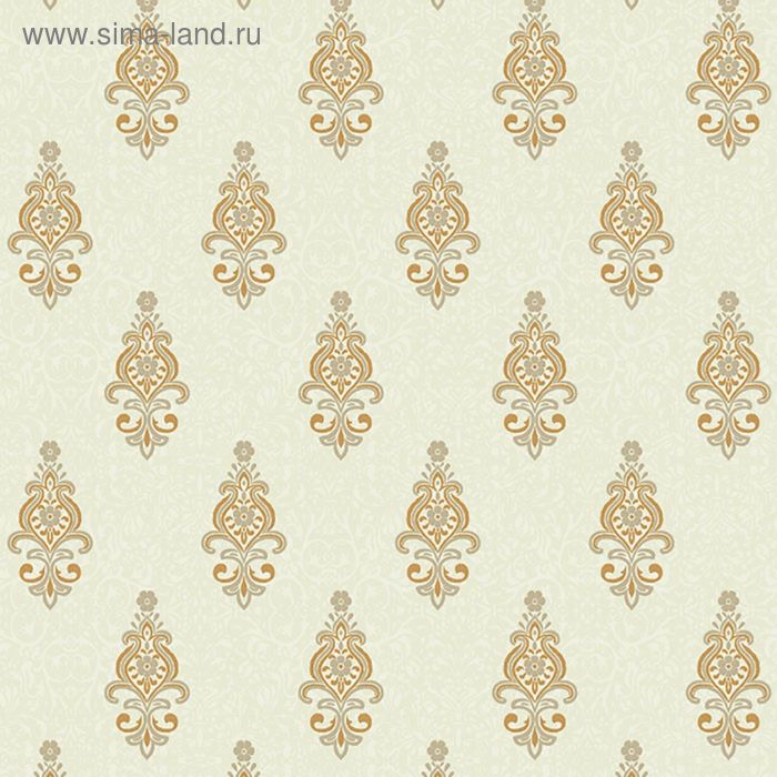 Обои дуплексные Саратов Д474-05 Виконт-А светло-бежевый 0,53х10 м - Фото 1