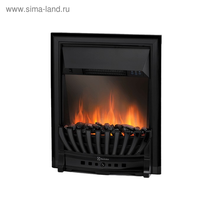 Электрокамин Electrolux Classic EFP/P- 1020LS, 2000 Вт, 2 режима, пульт ДУ, черный - Фото 1