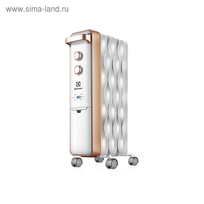 Обогреватель масляный Electrolux Wave EOH/M-9157, 7 секций, напольный, 1500 Вт, 20 м², бежевый - Фото 1