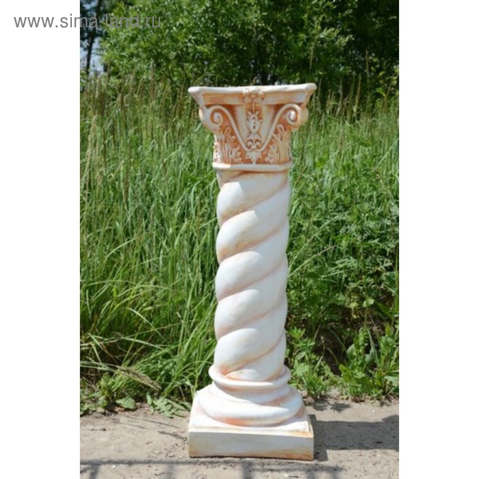 Колонна "Ренессанс" белый с золотом - Фото 1