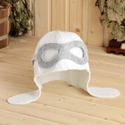 Шапка для бани и сауны «Пилот», полиэфир 70%, шерсть 30%, «Добропаровъ» - Фото 3